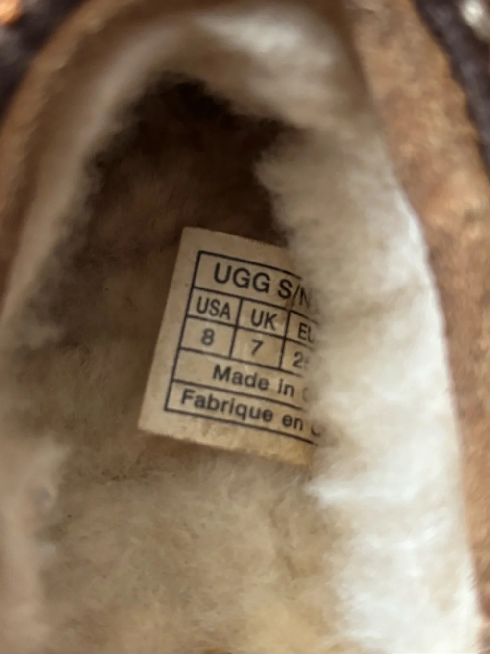 Toddler Ugg Tasman sz 8c